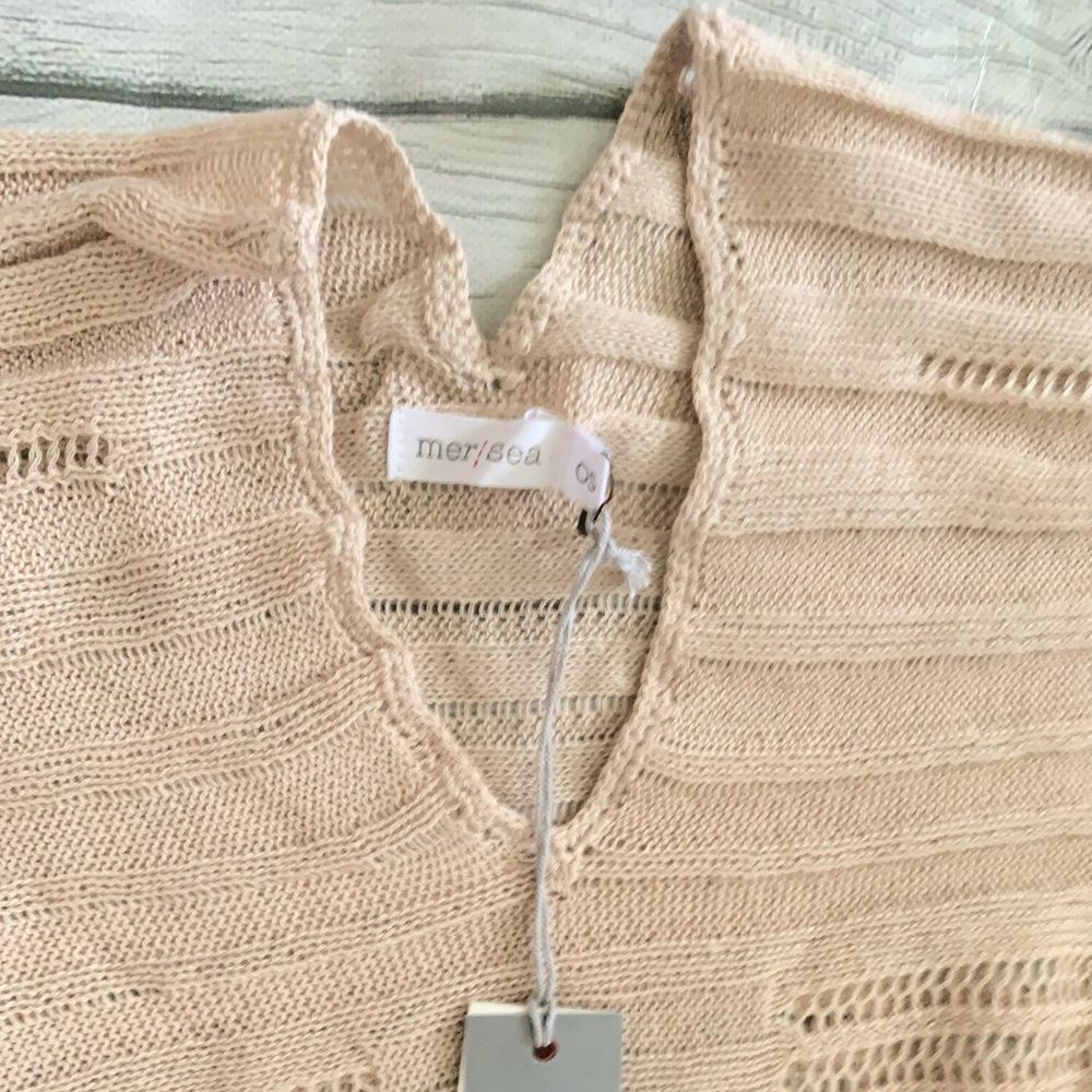 Mersea souk knit tunic-beige-NWT-OS - Picture 4 of 13